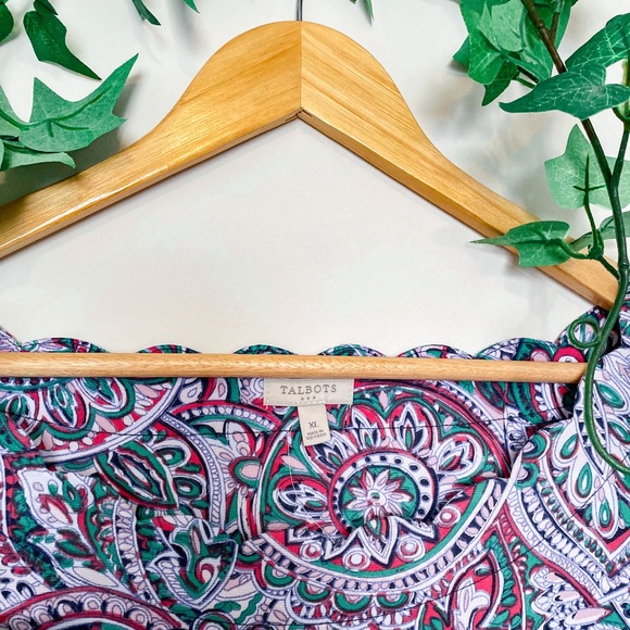 Talbots Multicolored Occasion Dress Size XL - Picture 2 of 4